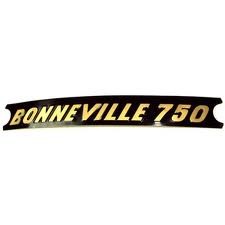 60-4385 BONNEVILLE NAME MOTIF GOLD/BLACK